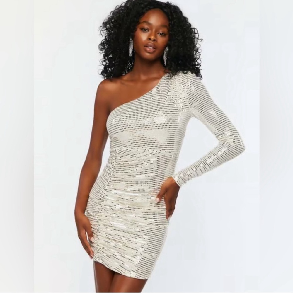 Forever 21 One-Shoulder Dress